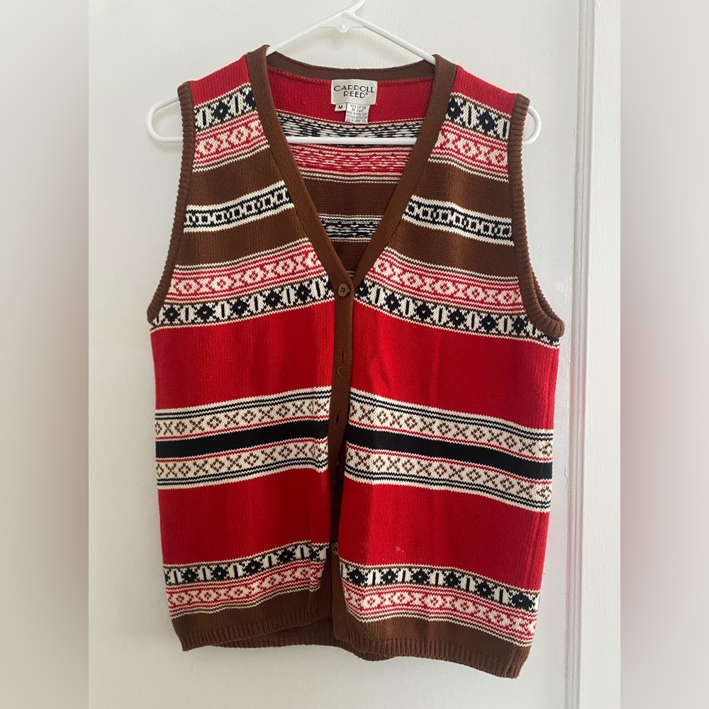 Vintage knit vest